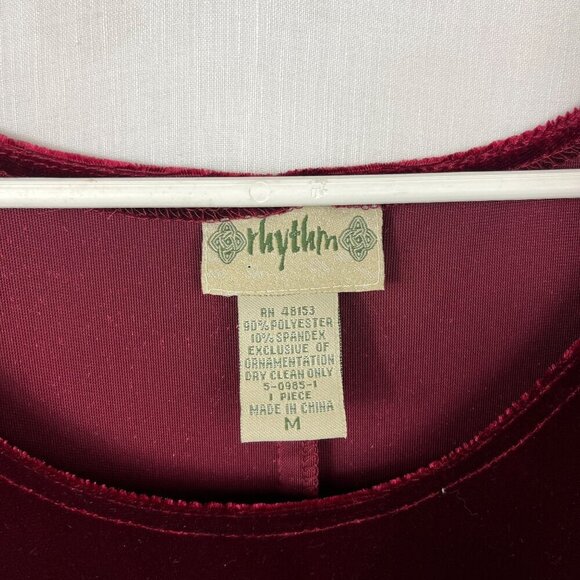 Y2K Velvet Stretch Sleeveless Midi Dress Womens M Romantic Dark Fairy Whimsygoth - Picture 5 of 8